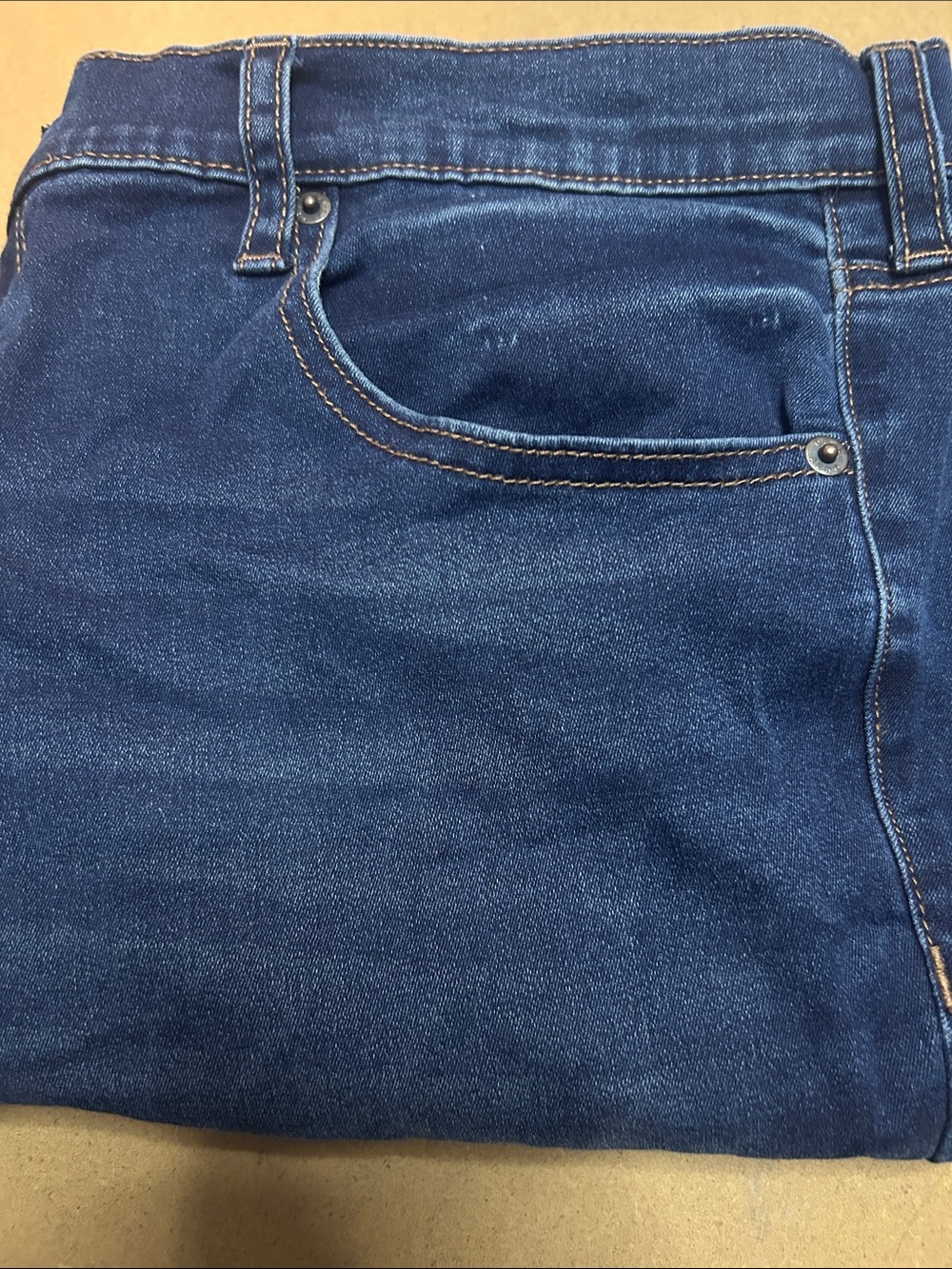 Aeropostale Women's Dark Blue High-Rise Jeans